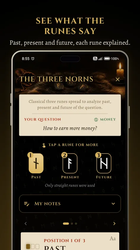 See what the runes say: a three-rune reading