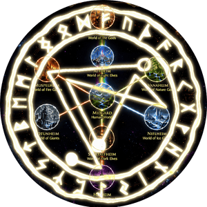 Alex Eagle's emblem: a rune in a ring of runes
